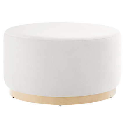 Modway EEI-6648 Tilden Large 29" Round Performance Velvet Upholstered Ottoman - Plaza Home Decor