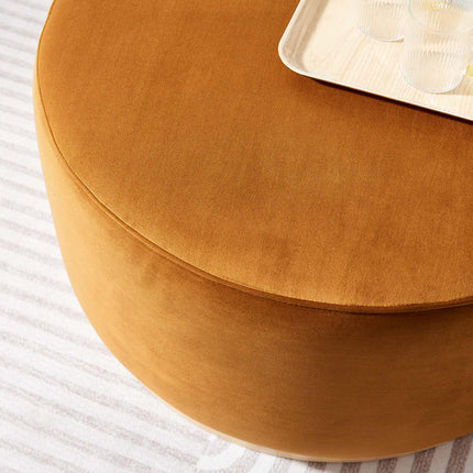 Modway EEI-6648 Tilden Large 29" Round Performance Velvet Upholstered Ottoman - Plaza Home Decor