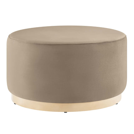 Modway EEI-6648 Tilden Large 29" Round Performance Velvet Upholstered Ottoman - Plaza Home Decor