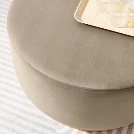 Modway EEI-6648 Tilden Large 29" Round Performance Velvet Upholstered Ottoman - Plaza Home Decor