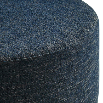 Modway EEI-6649 Callum Large 38" Round Woven Heathered Fabric Upholstered Ottoman Modway