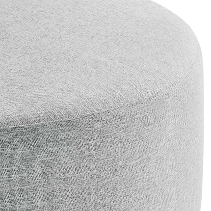 Modway EEI-6649 Callum Large 38" Round Woven Heathered Fabric Upholstered Ottoman Modway