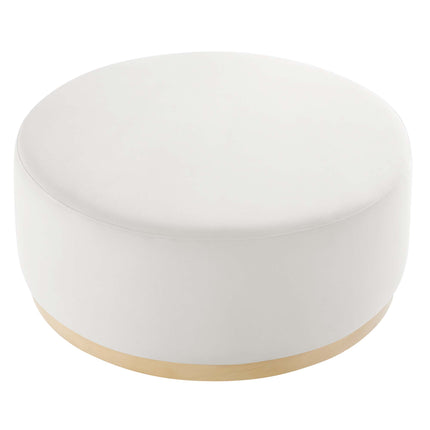 Modway EEI-6650 Tilden Large 38" Round Performance Velvet Upholstered Ottoman - Plaza Home Decor