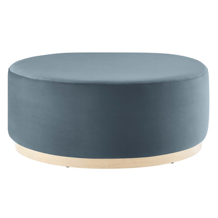 Modway EEI-6650 Tilden Large 38" Round Performance Velvet Upholstered Ottoman - Plaza Home Decor
