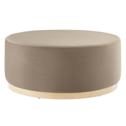 Modway EEI-6650 Tilden Large 38" Round Performance Velvet Upholstered Ottoman - Plaza Home Decor