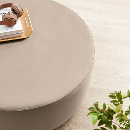 Modway EEI-6650 Tilden Large 38" Round Performance Velvet Upholstered Ottoman - Plaza Home Decor