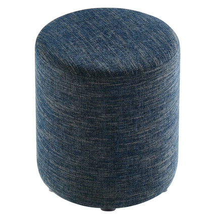 Modway EEI-6651 Callum 16" Round Woven Heathered Fabric Upholstered Ottoman Modway