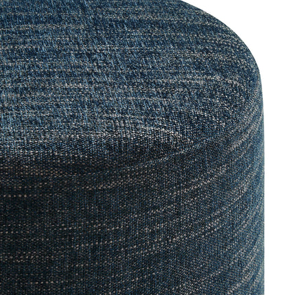 Modway EEI-6651 Callum 16" Round Woven Heathered Fabric Upholstered Ottoman Modway
