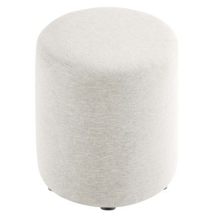 Modway EEI-6651 Callum 16" Round Woven Heathered Fabric Upholstered Ottoman Modway