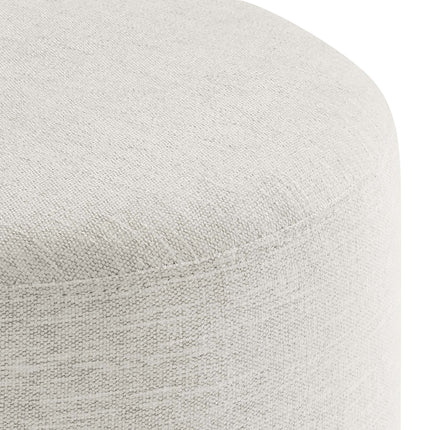 Modway EEI-6651 Callum 16" Round Woven Heathered Fabric Upholstered Ottoman Modway