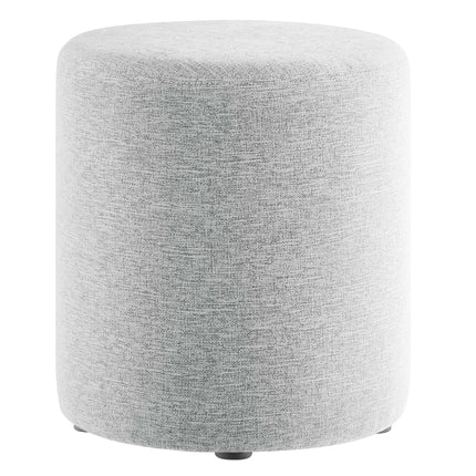 Modway EEI-6651 Callum 16" Round Woven Heathered Fabric Upholstered Ottoman Modway