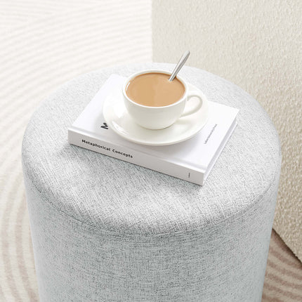 Modway EEI-6651 Callum 16" Round Woven Heathered Fabric Upholstered Ottoman Modway