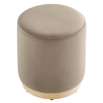 Modway EEI-6652 Tilden 16" Round Performance Velvet Upholstered Ottoman - Plaza Home Decor
