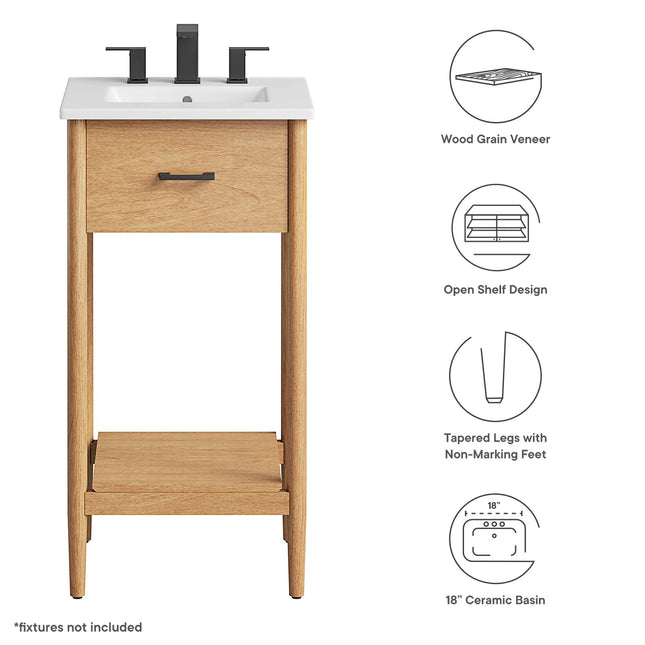 Modway EEI-6658 Zaire 18" Bathroom Vanity Modway