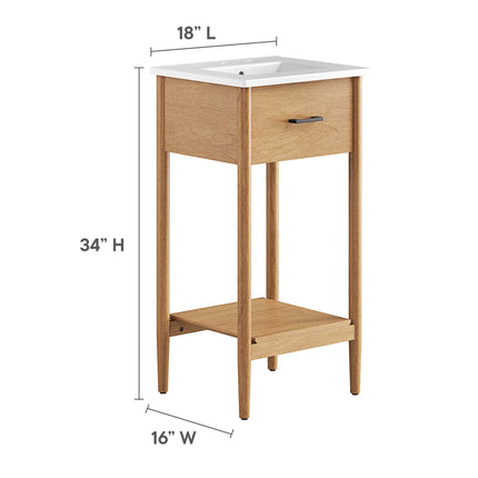 Modway EEI-6658 Zaire 18" Bathroom Vanity Modway