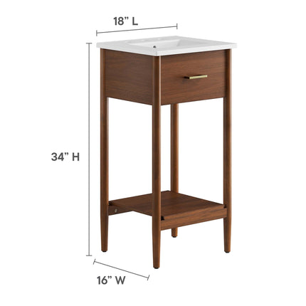 Modway EEI-6658 Zaire 18" Bathroom Vanity Modway