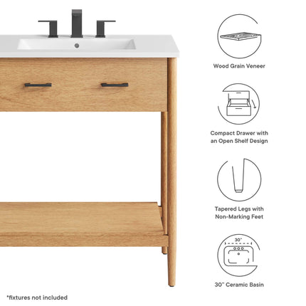 Modway EEI-6662 Zaire 30" Bathroom Vanity Modway