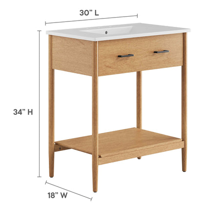 Modway EEI-6662 Zaire 30" Bathroom Vanity Modway