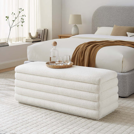 Modway EEI-6665 Mezzo Boucle Upholstered Storage Bench Modway