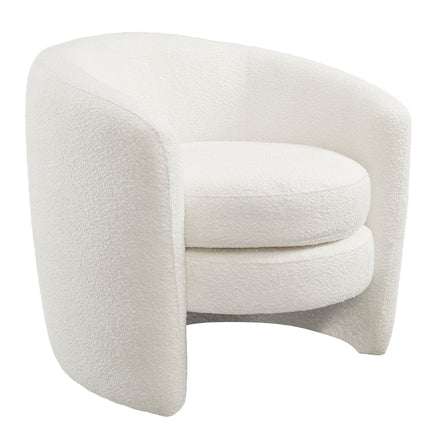Modway EEI-6666 Affinity Upholstered Boucle Fabric Curved Back Armchair Modway