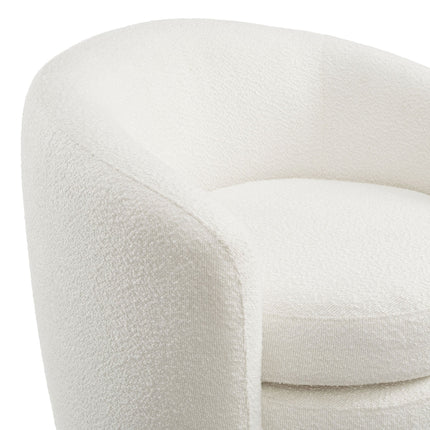 Modway EEI-6666 Affinity Upholstered Boucle Fabric Curved Back Armchair Modway