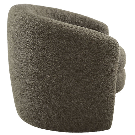 Modway EEI-6666 Affinity Upholstered Boucle Fabric Curved Back Armchair Modway