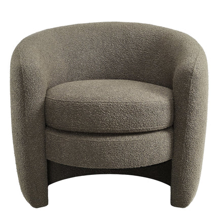 Modway EEI-6666 Affinity Upholstered Boucle Fabric Curved Back Armchair Modway