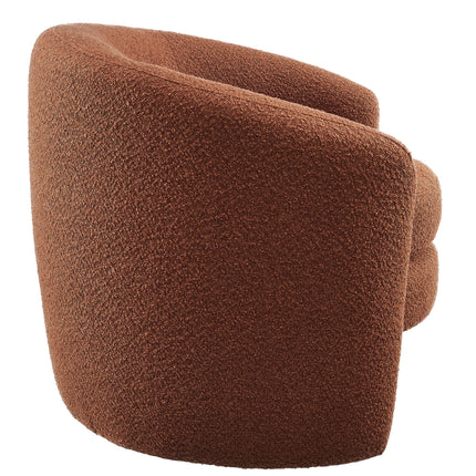 Modway EEI-6666 Affinity Upholstered Boucle Fabric Curved Back Armchair Modway