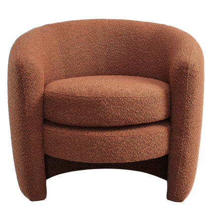 Modway EEI-6666 Affinity Upholstered Boucle Fabric Curved Back Armchair Modway