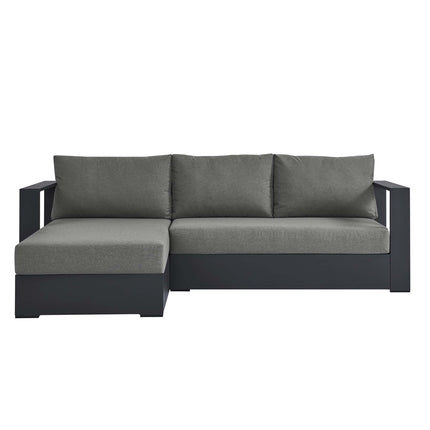 Modway EEI-6670 Tahoe 2-Piece Outdoor Patio Powder-Coated Aluminum Left-Facing Chaise Sectional Sofa Set - Plaza Home Decor
