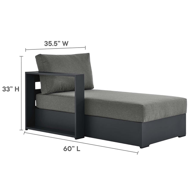 Modway EEI-6670 Tahoe 2-Piece Outdoor Patio Powder-Coated Aluminum Left-Facing Chaise Sectional Sofa Set - Plaza Home Decor