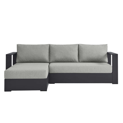 Modway EEI-6670 Tahoe 2-Piece Outdoor Patio Powder-Coated Aluminum Left-Facing Chaise Sectional Sofa Set - Plaza Home Decor