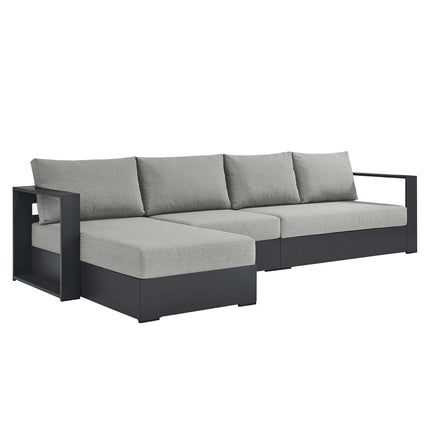 Modway EEI-6672 Tahoe 3-Piece Outdoor Patio Powder-Coated Aluminum Left-Facing Chaise Sectional Sofa Set - Plaza Home Decor