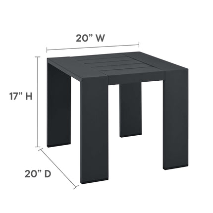 Modway EEI-6673 Tahoe 3-Piece Outdoor Patio Powder-Coated Aluminum Chaise Lounge Set - Plaza Home Decor