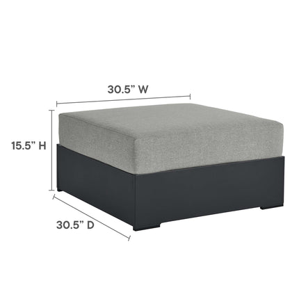 Modway EEI-6674 Tahoe 5-Piece Outdoor Patio Powder-Coated Aluminum Sectional Sofa Set - Plaza Home Decor
