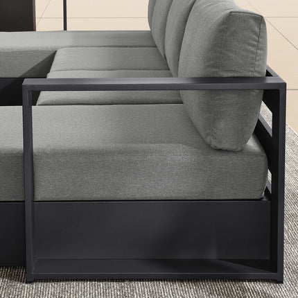 Modway EEI-6676 Tahoe 4-Piece Outdoor Patio Powder-Coated Aluminum Sectional Sofa Set - Plaza Home Decor