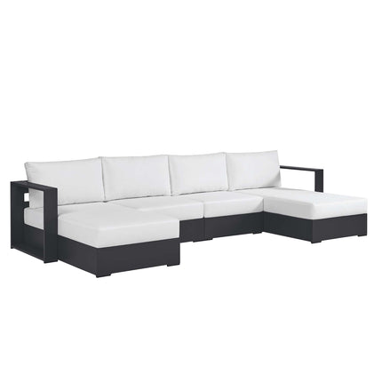 Modway EEI-6676 Tahoe 4-Piece Outdoor Patio Powder-Coated Aluminum Sectional Sofa Set - Plaza Home Decor