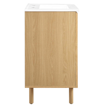 Modway EEI-6677 Calla 24" Perforated Metal Bathroom Vanity Modway