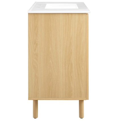 Modway EEI-6678 Calla 36" Perforated Metal Bathroom Vanity Modway