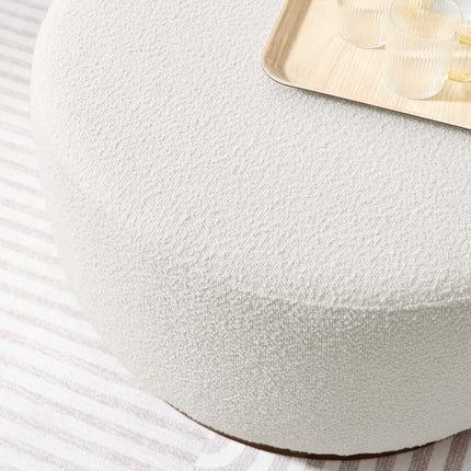 Modway EEI-6681 Tilden Large 29" Round Boucle Upholstered Ottoman - Plaza Home Decor