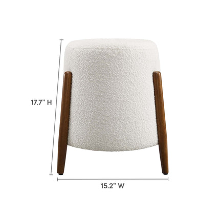 Modway EEI-6686 Riven Upholstered Boucle Fabric Ottoman Modway