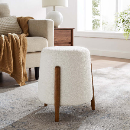 Modway EEI-6686 Riven Upholstered Boucle Fabric Ottoman Modway