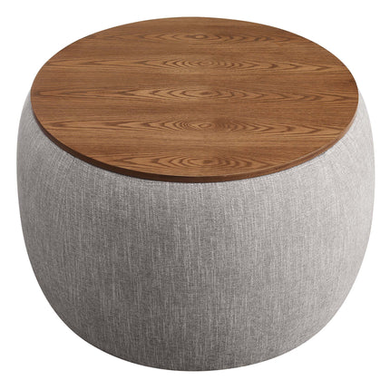 Modway EEI-6688 Perla Woven Heathered Fabric Upholstered Storage Ottoman Modway