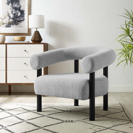 Modway EEI-6689 Sable Upholstered Fabric Armchair Modway