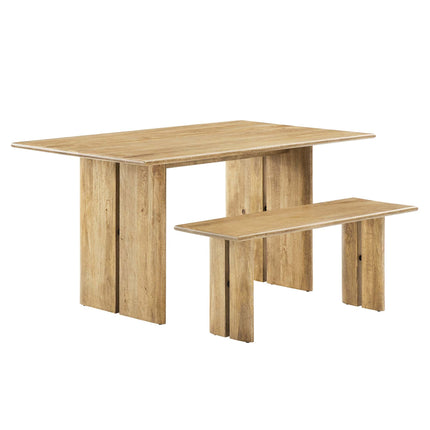 Modway EEI-6690 Amistad 60" Wood Dining Table and Bench Set Modway