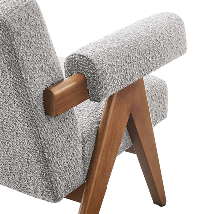 Modway EEI-6703 Lyra Boucle Fabric Armchair Set of 2 Modway
