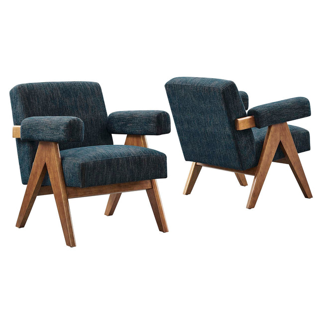Modway EEI-6704 Lyra Fabric Armchair Set of 2 Modway