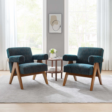 Modway EEI-6704 Lyra Fabric Armchair Set of 2 Modway