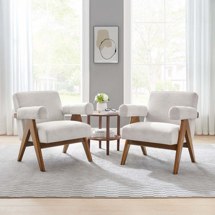 Modway EEI-6704 Lyra Fabric Armchair Set of 2 Modway