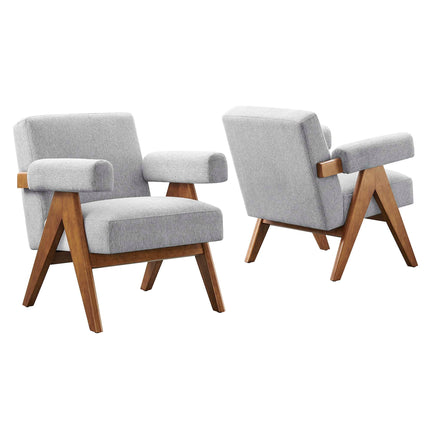 Modway EEI-6704 Lyra Fabric Armchair Set of 2 Modway